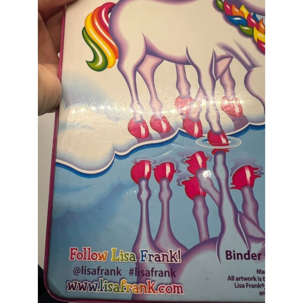 Lisa Frank 3 Ring Binder 30 Happy Birthday Markie Celeste Folder Dancing Dolphin